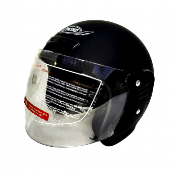 Шлем открытый CONCORD XZH03 черный матовый (без рисунка) РАЗМЕР M